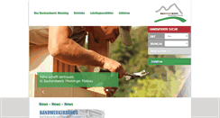 Desktop Screenshot of bauhandwerk-mieming.at